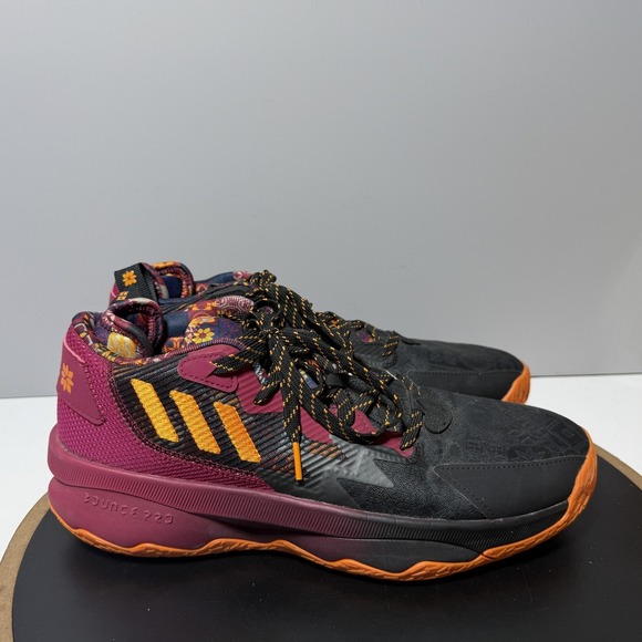 Adidas Dame 8 Chinese New Year Men Size 10.5 Lillard CNY Maroon Black Basketball main image 7